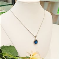 Collana Vidali Gioielli Donna in Argento Corindone COAR-38-34 - COAR-38-34